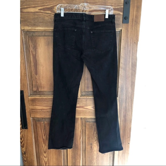 SOLD Madewell Boot Legger Jeans Black Denim - Picture 3 of 6